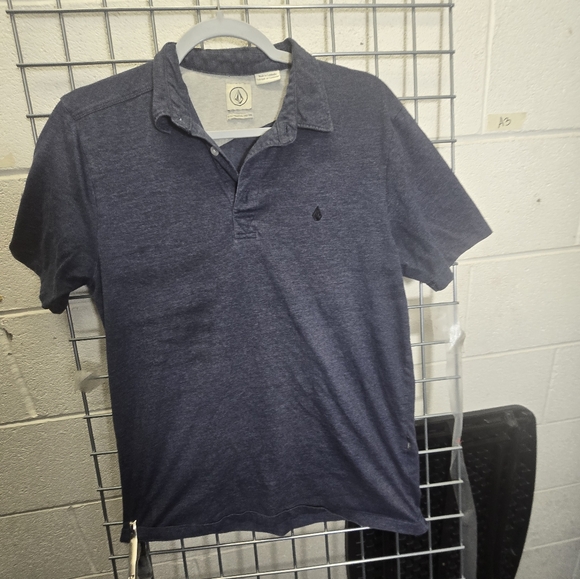 Volcom Men's Blue Polo Shirt - Picture 1 of 5